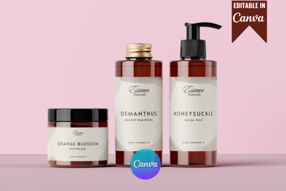 Download Customizable Skincare Label Template - Skincare label Collection