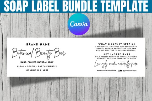 Download Editable Belly Band Soap Packaging - Premium Bundle
